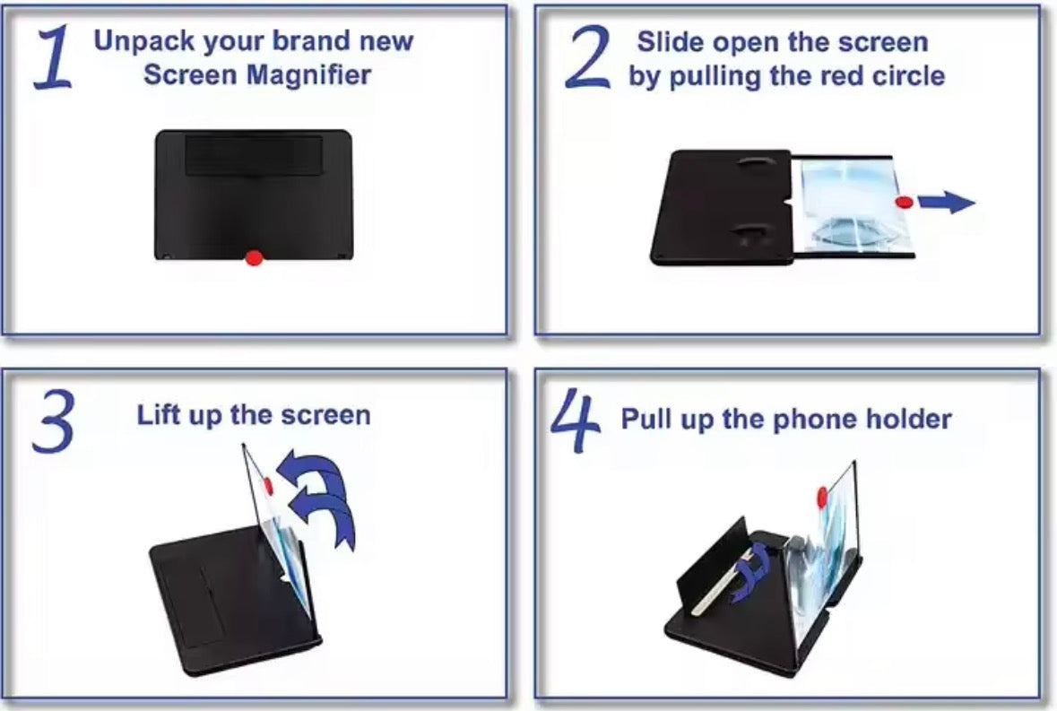 Amplificateur d’écran de téléphone